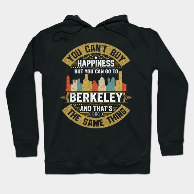 USA City Berkeley City T-Shirt I Love Berkeley Flag California State Home City Berkeley Map Native American USA Flag Hoodie by BestSellerDesign